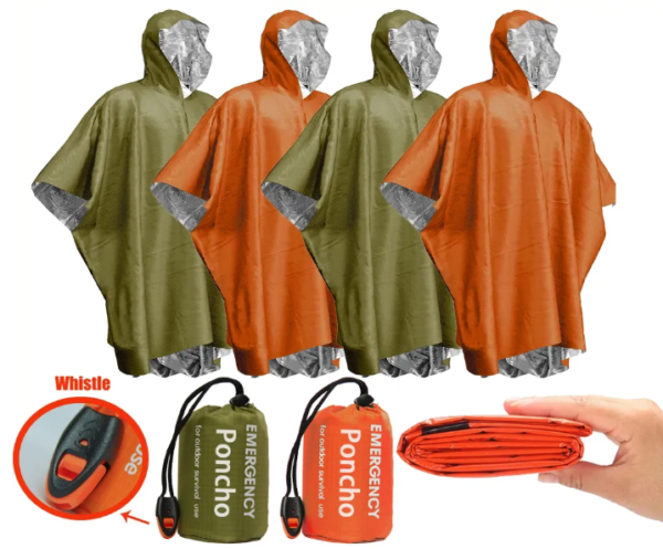 Emergency Mylar Poncho