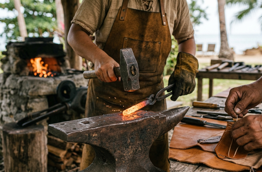 Back to Basics: 3-Day Blacksmithing & Leathercrafting workshop